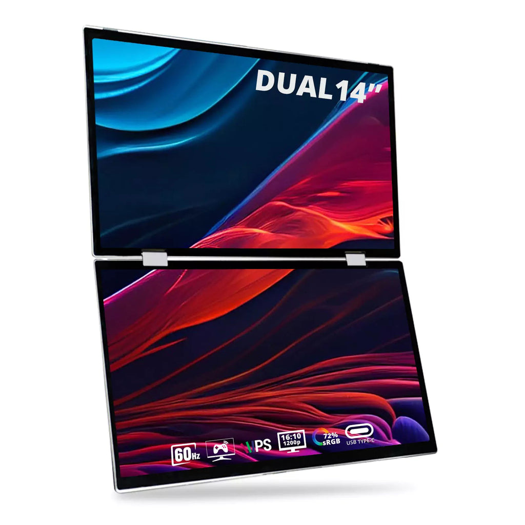D14 Portable Dual View Monitor 14
