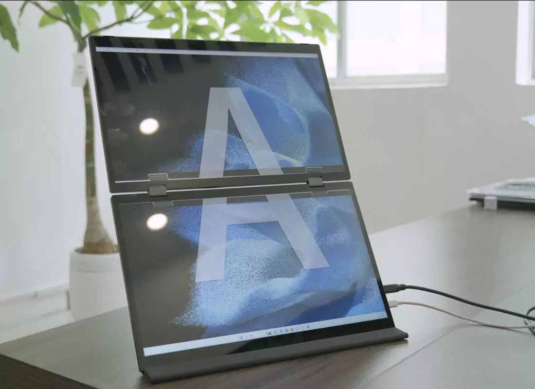 D15 Portable Dual View Monitor 15.6