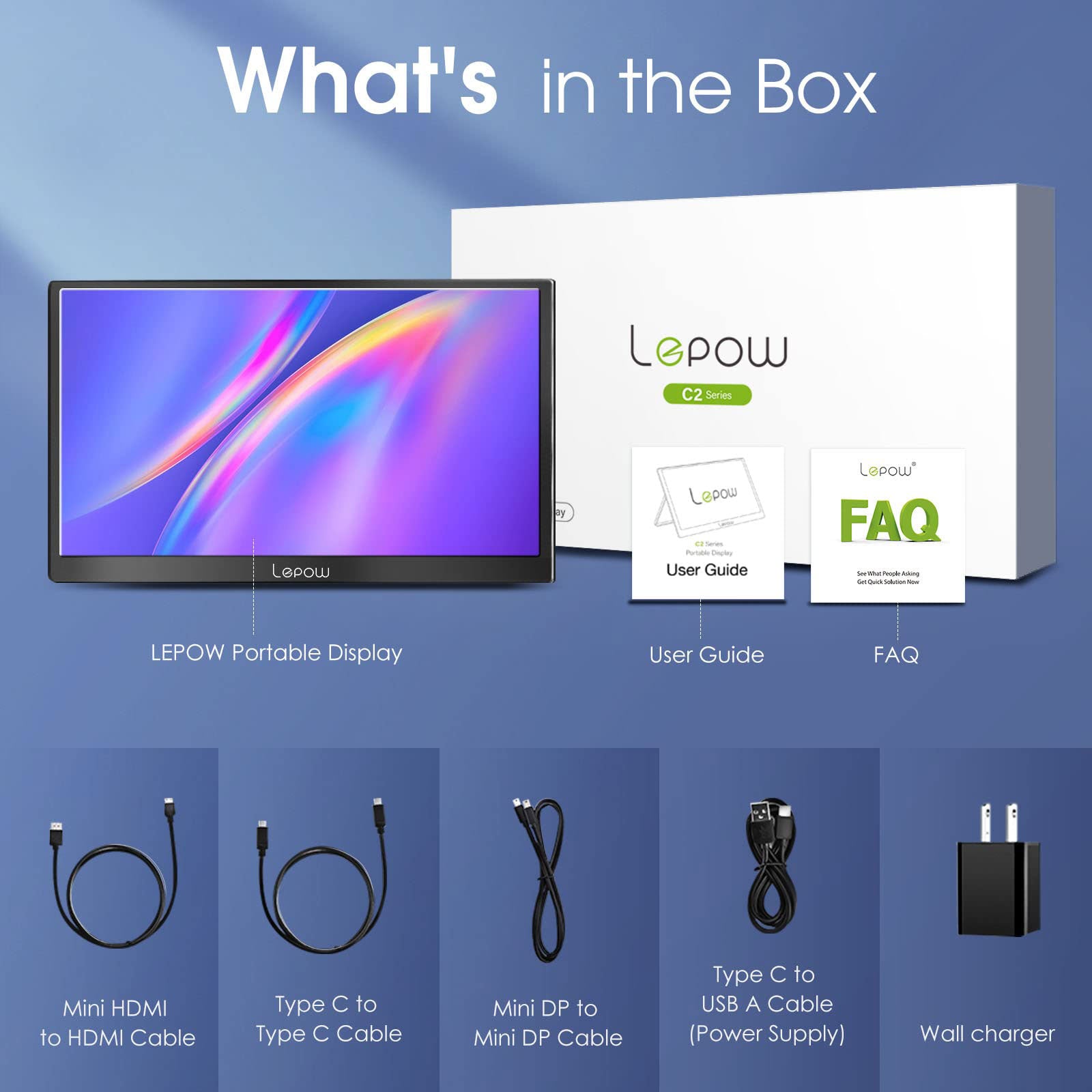 Lepow C2 Portable Monitor 15.6