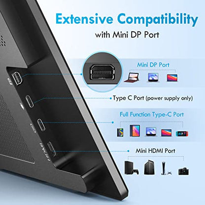Lepow Portable Monitor With Hdmi Input 15,4"