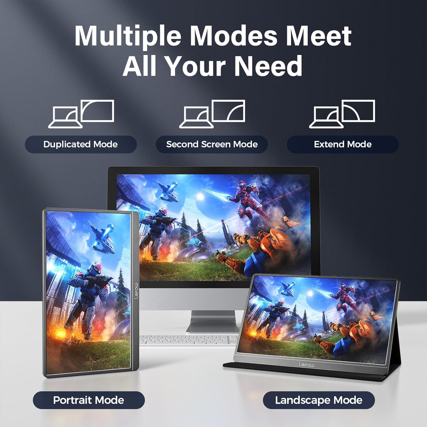 Lepow Z1 Portable Monitor 15.6" - Lepow Portable Monitor