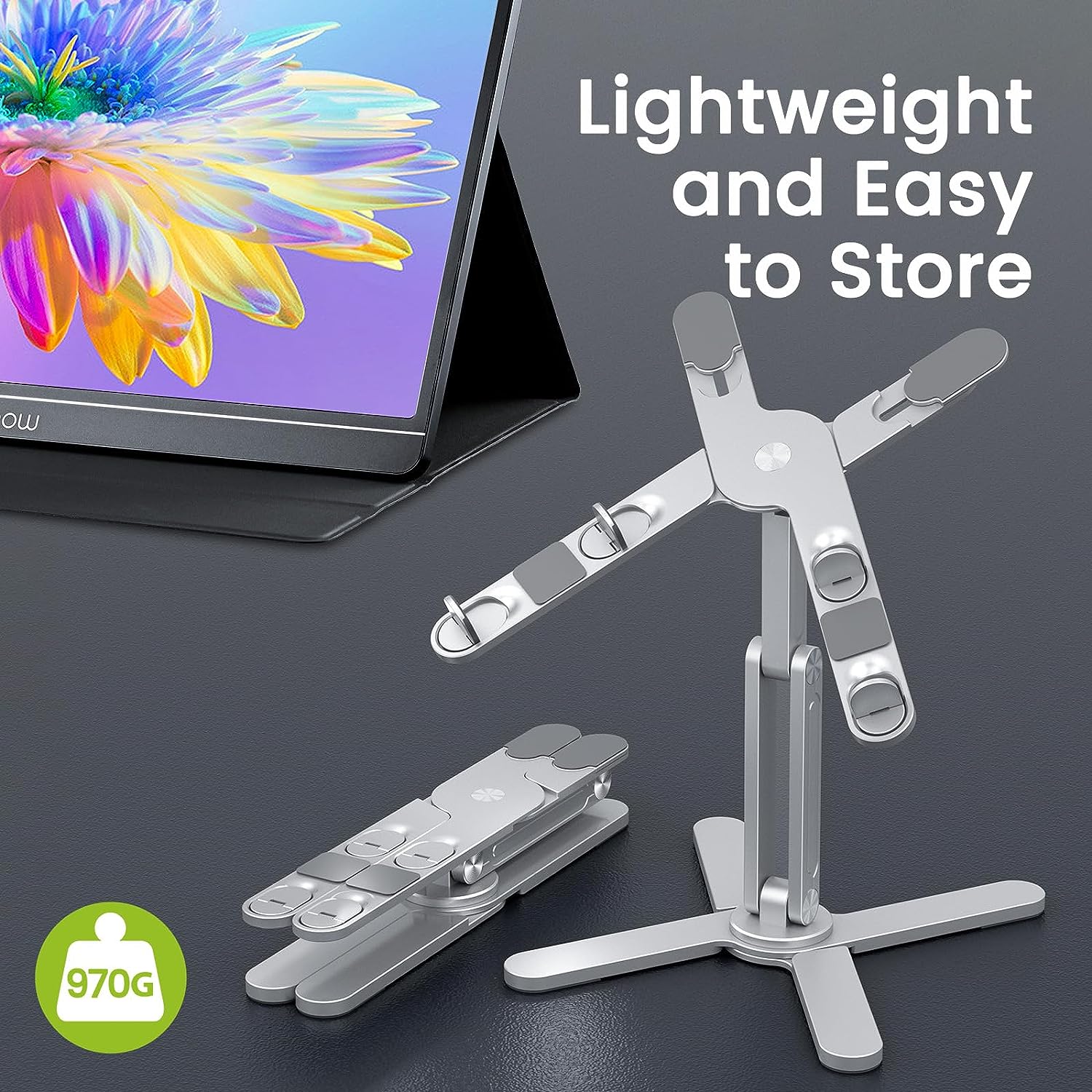 Stand for Portable Monitor and Laptop Aluminum Alloy